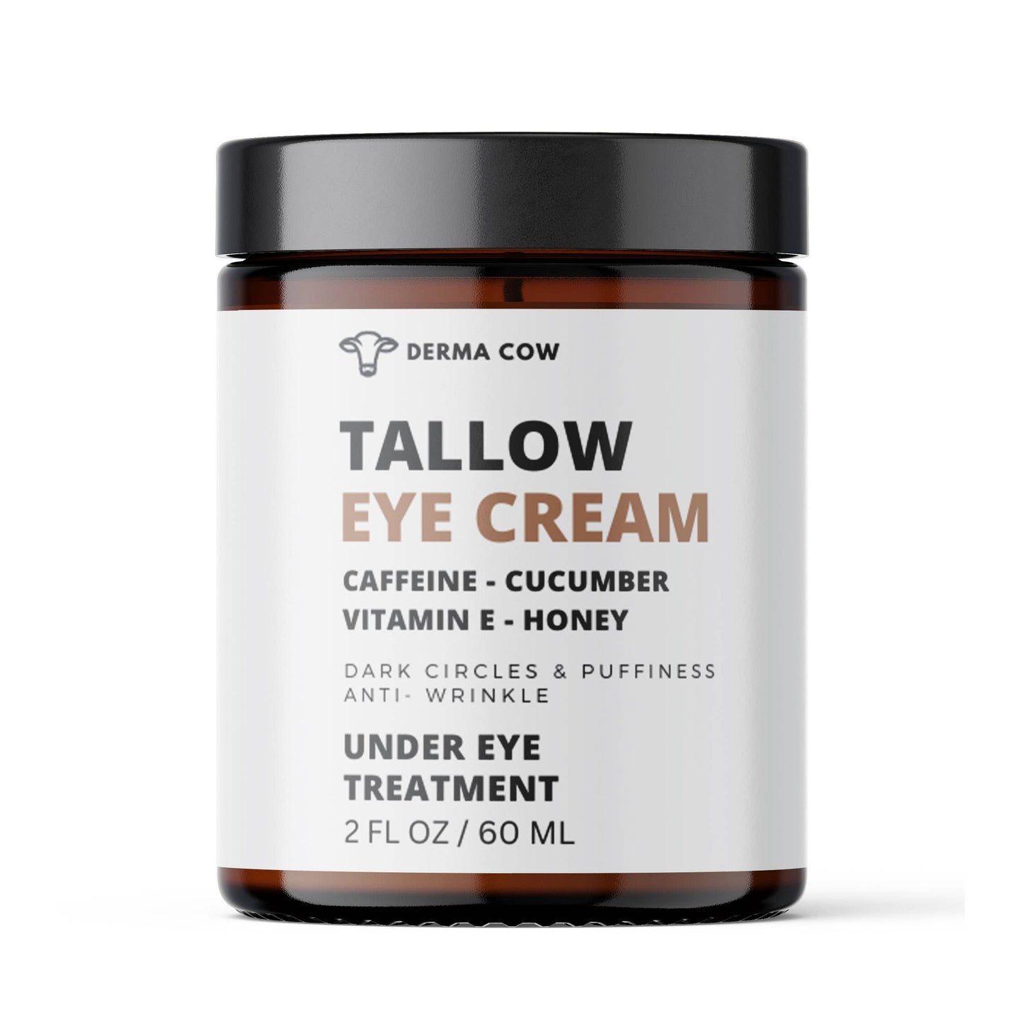 Caffeine Infused Grass Fed Tallow Eye Cream