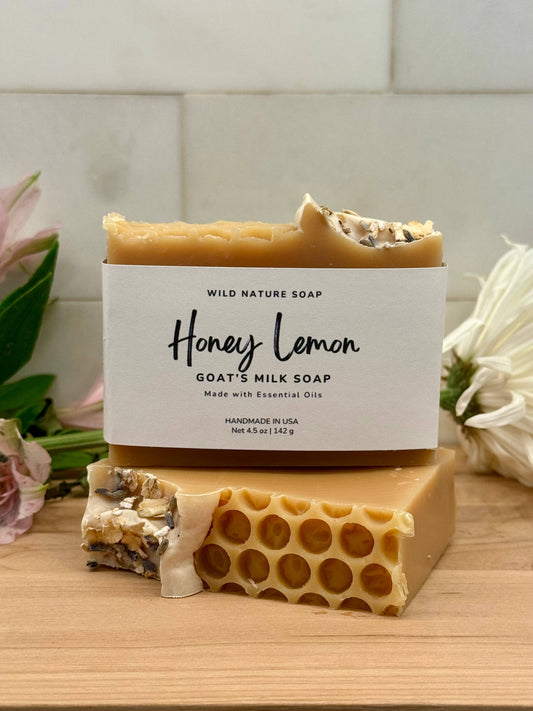 Honey Lemon Soap, Goats Milk Soap
