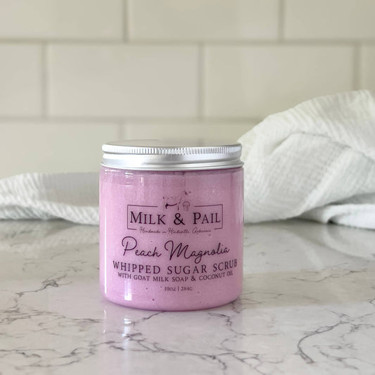 Peach Magnolia Whipped Sugar Scrub