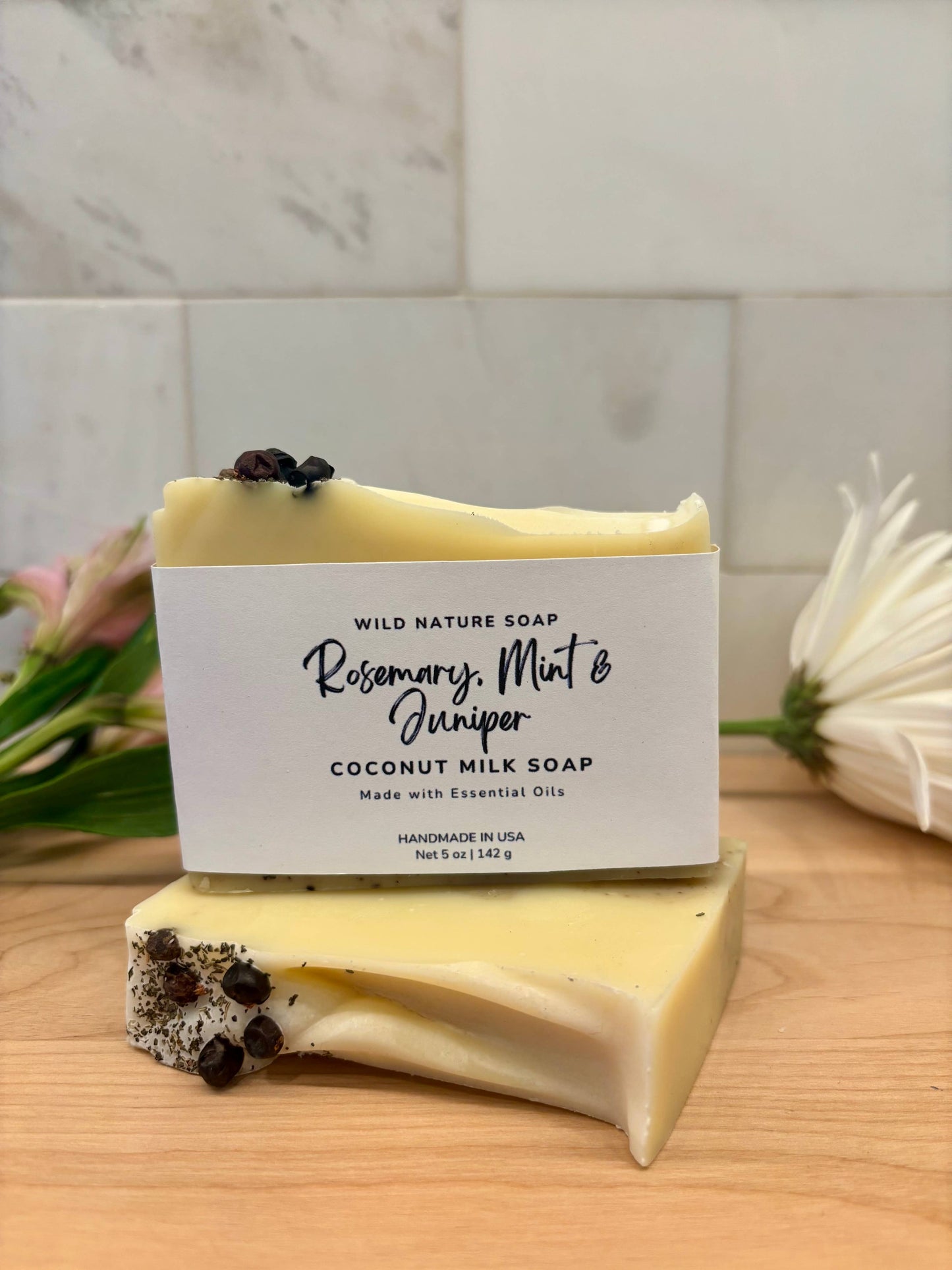 Rosemary, Mint & Juniper Soap, Coconut Milk Soap