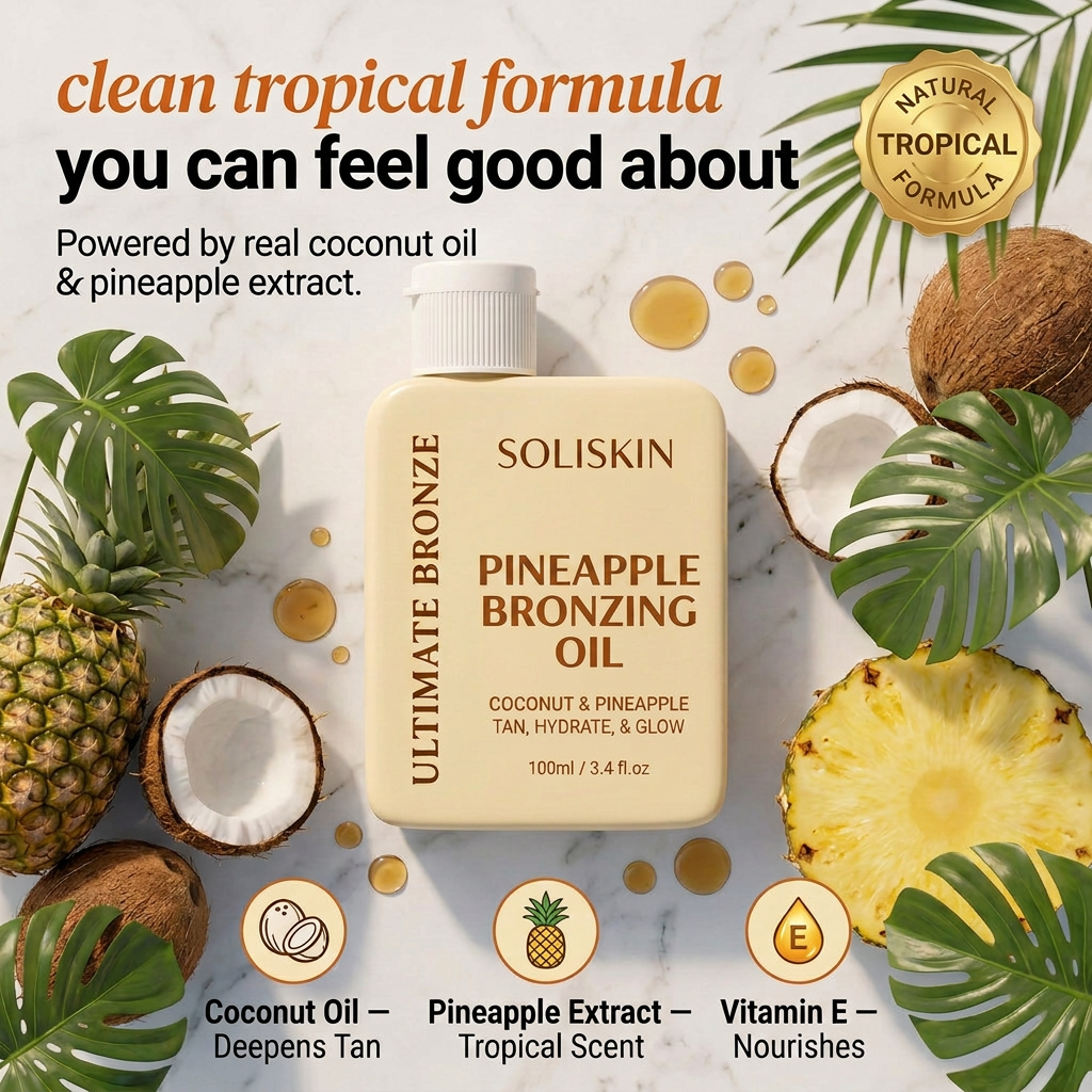 Pineapple Bronzing oil
